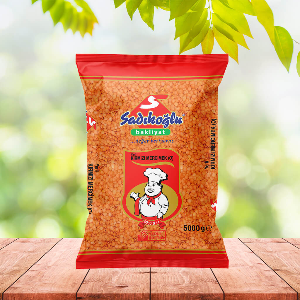 Sadıkoğlu Kırmızı Mercimek (O) 5Kg