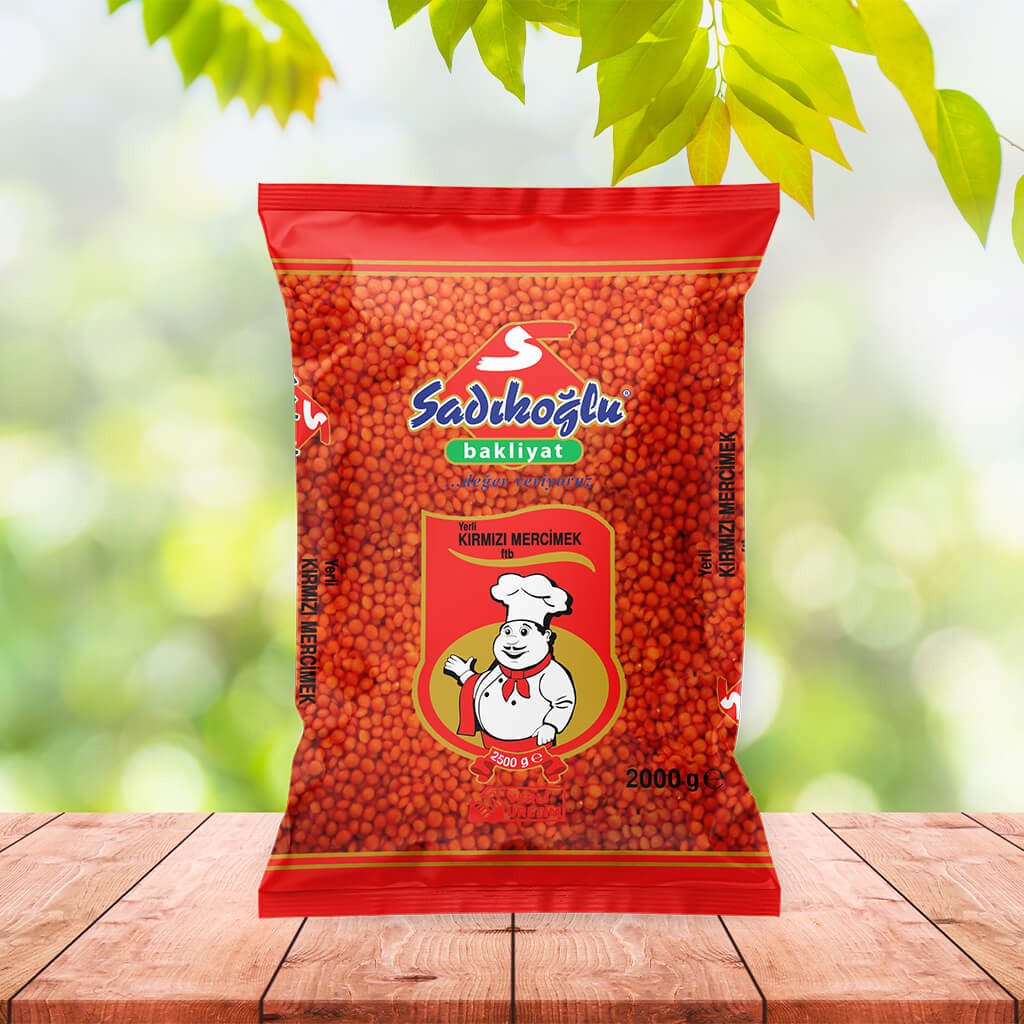Sadıkoğlu Kırmızı Mercimek Yerli (FTB) 2Kg