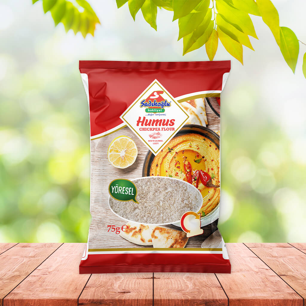 Humus Pişirilmiş Kurutulmuş Nohut Unu 75 Gr - Sadıkoğlu